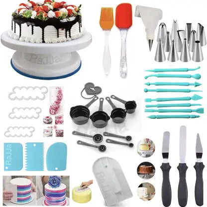 Popular Combo Cake Baking Set Kitchen Tool Set  (Multicolor, Baking Tools)